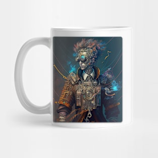 Steampunk Coder - V1 - A fusion of old and new technology Mug